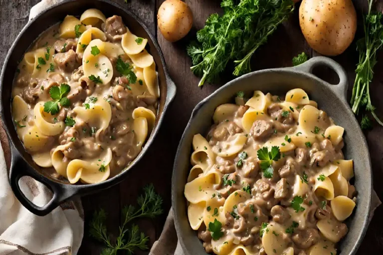 Explore the art of making Potato Stroganoff, a comfort food classic. Learn its origins, variations, and cooking tips for a perfect dish