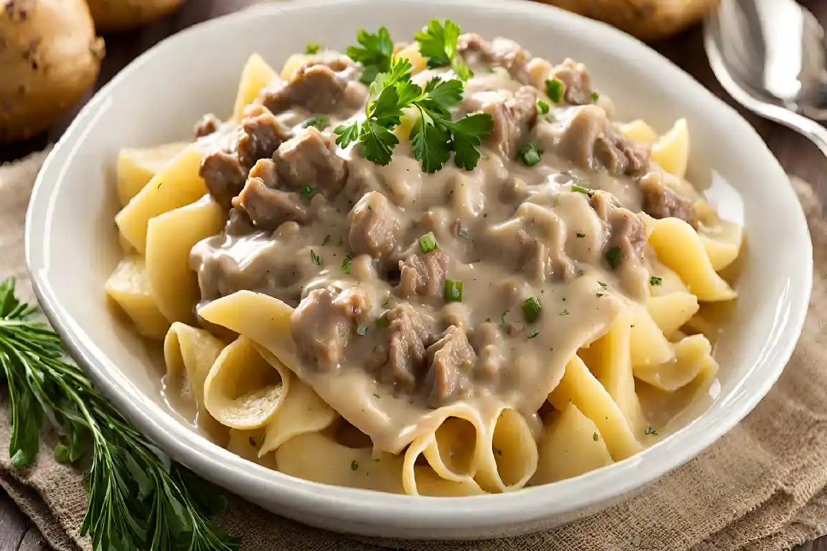 Explore the art of making Potato Stroganoff, a comfort food classic. Learn its origins, variations, and cooking tips for a perfect dish